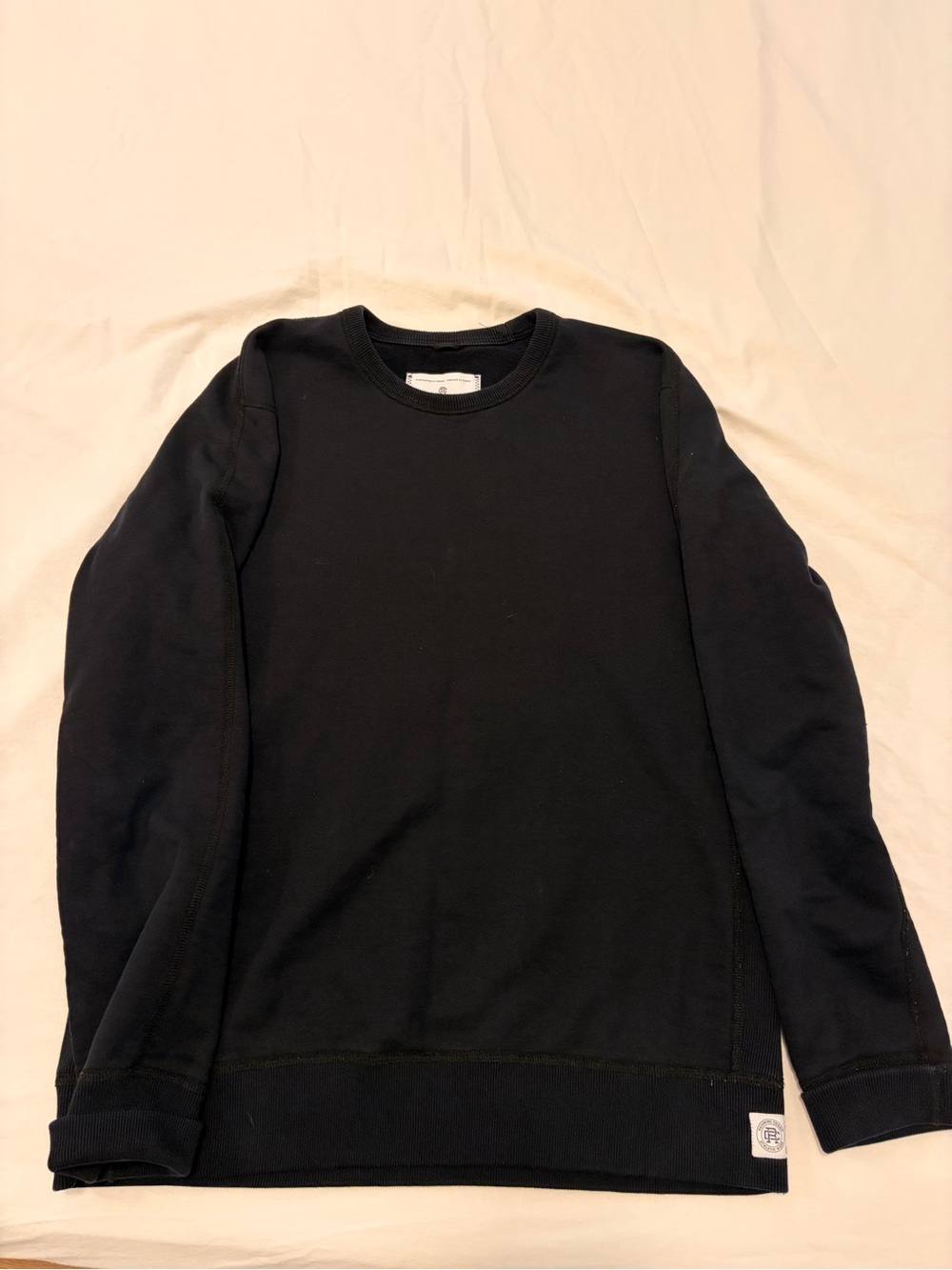 Reigning Champ Black Crewneck Sweater